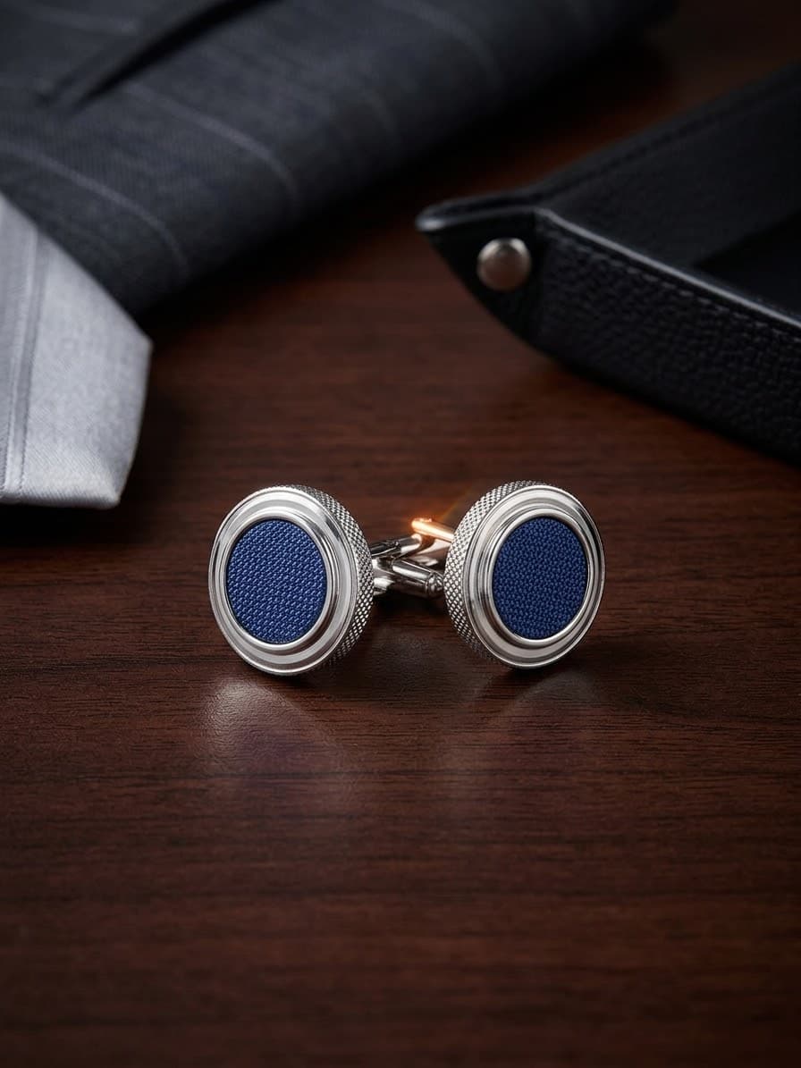 Signature Roman Pillar Filigree Cufflinks alternate view