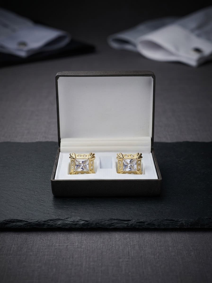 Signature Cobalt Starburst Cufflinks